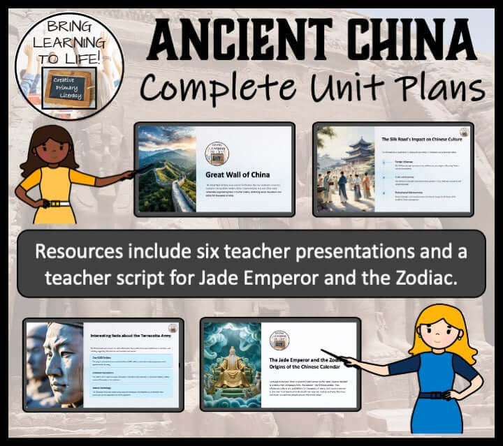 Ancient China Unit Plans and Resource Bundle | 5th Grade & 6th Grade