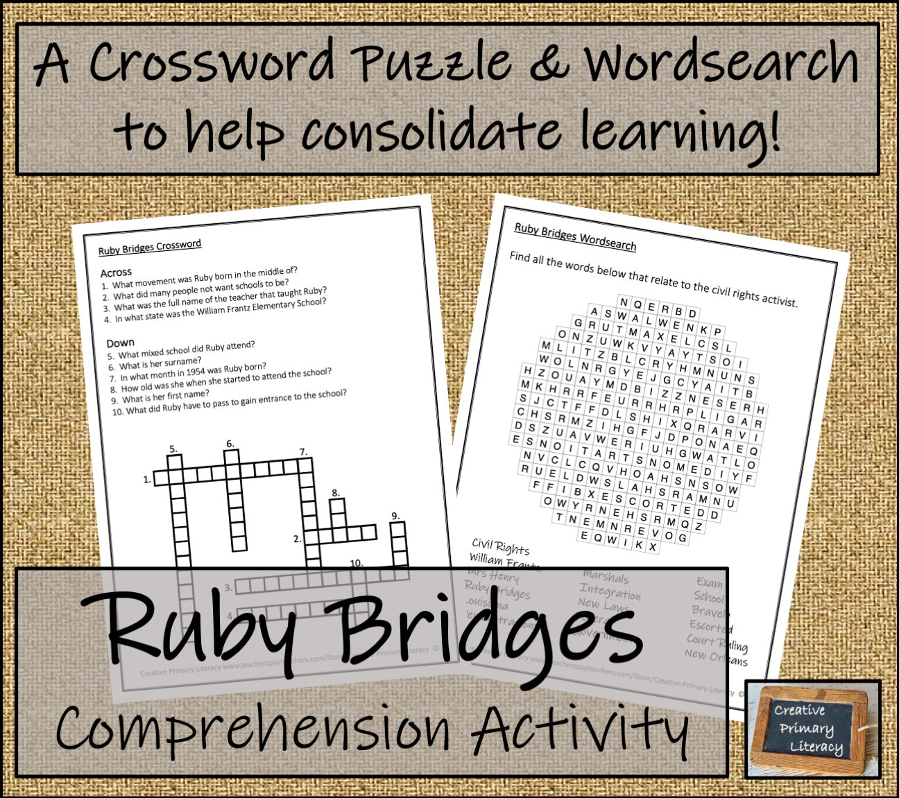 Ruby Bridges Biography Writing Unit | 5th Grade & 6th Grade
