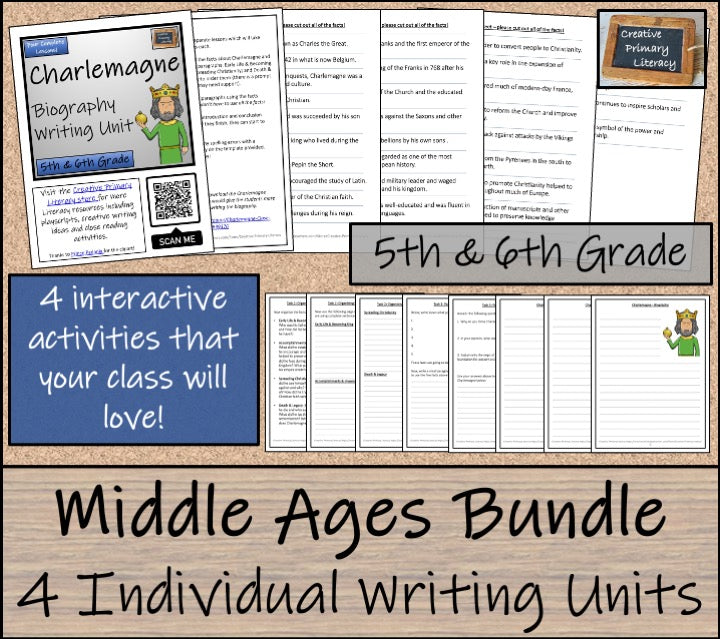 Middle Ages Mega Bundle of Activities | 5th Grade & 6th Grade
