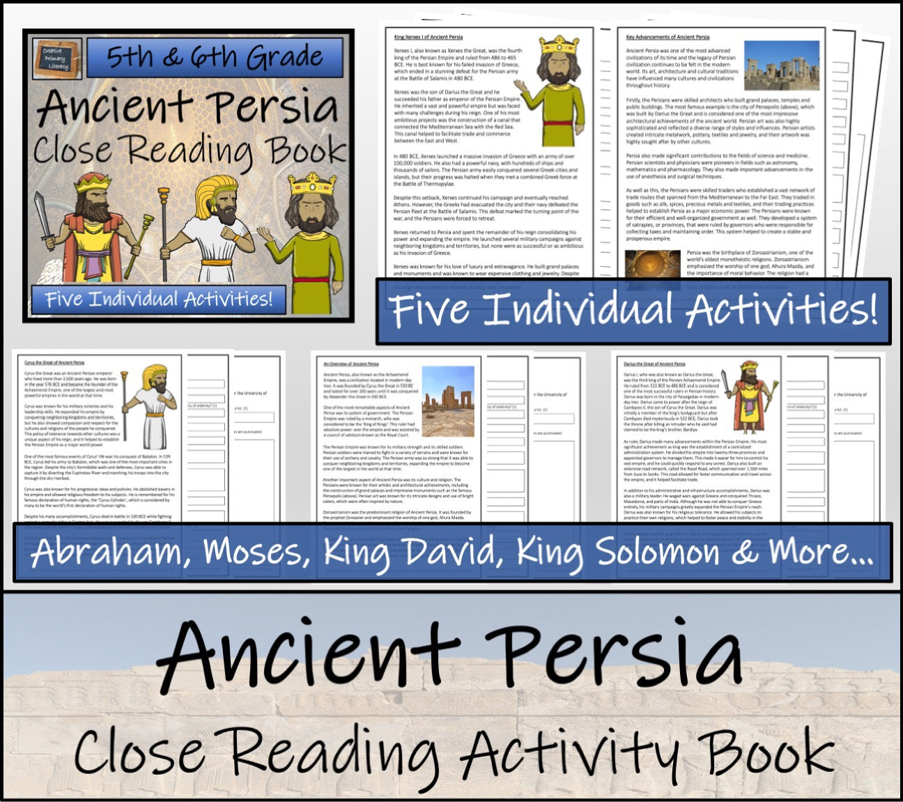 Ancient History 2 | Close Reading Comprehension Book Bundle | 5th & 6th Grade