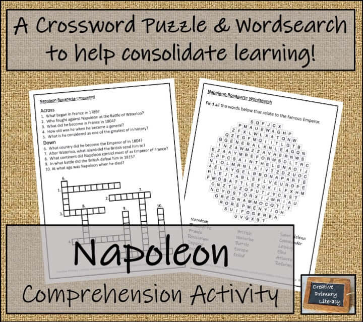 Napoleon Bonaparte Biography Project & Writing Unit | 5th Grade & 6th Grade