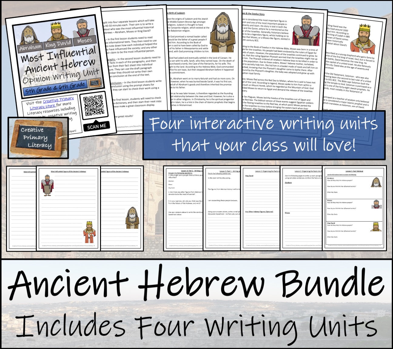 Ancient Hebrews Mega Bundle of Activities | 5th Grade & 6th Grade
