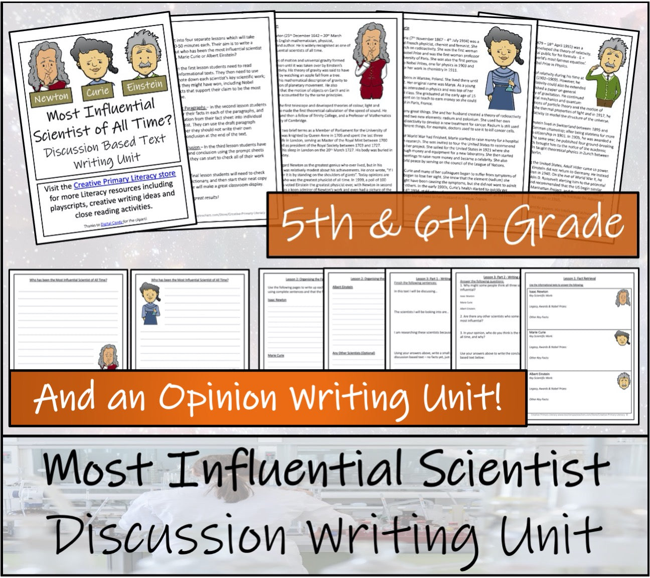 Famous Scientists Mega Bundle of Activities | 5th Grade & 6th Grade
