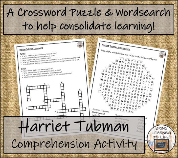 Harriet Tubman Biography Project & Writing Unit | 5th Grade & 6th Grade