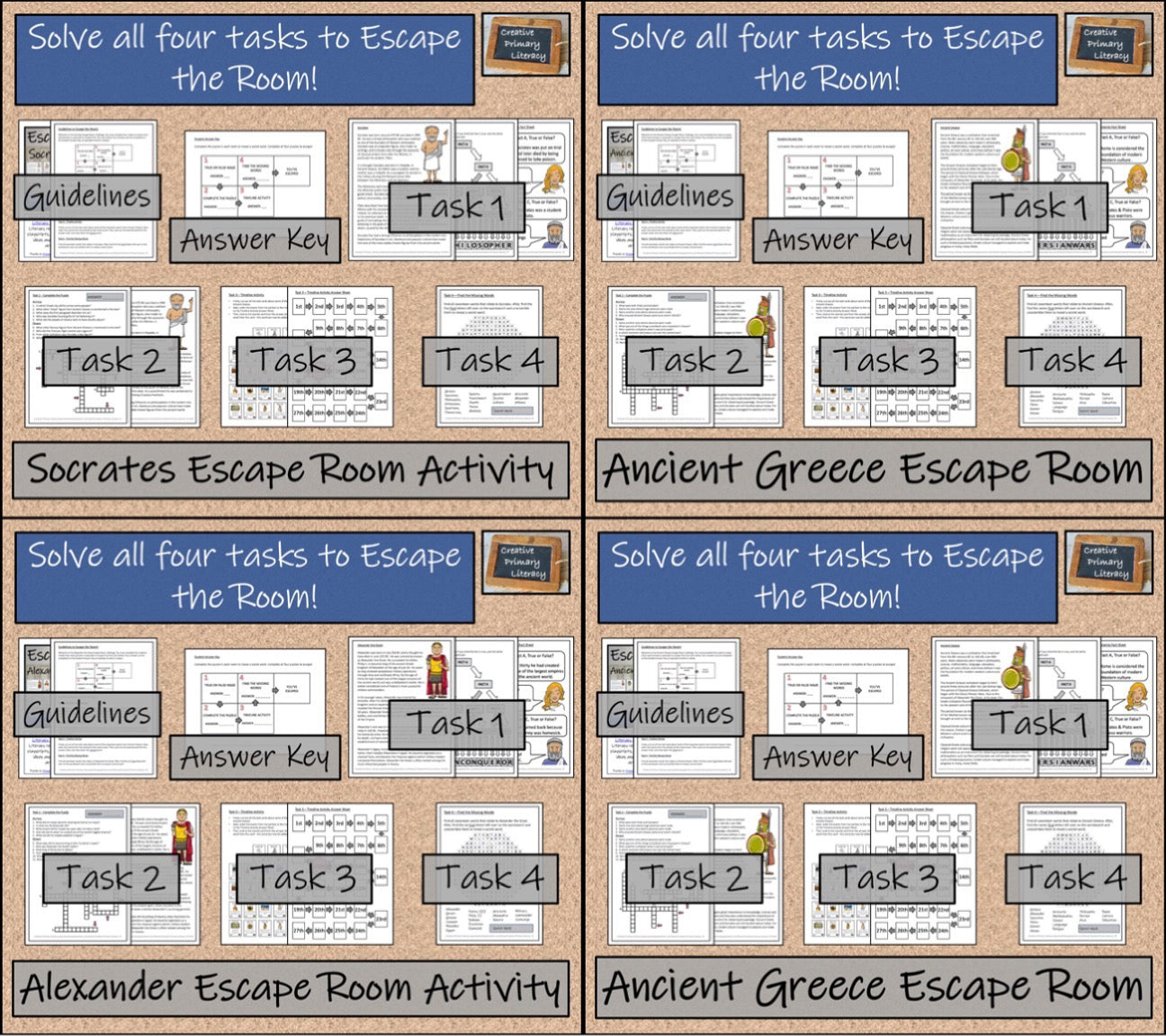 Ancient History Escape Room Mega Bundle | Volume 1 | 5th & 6th Grade