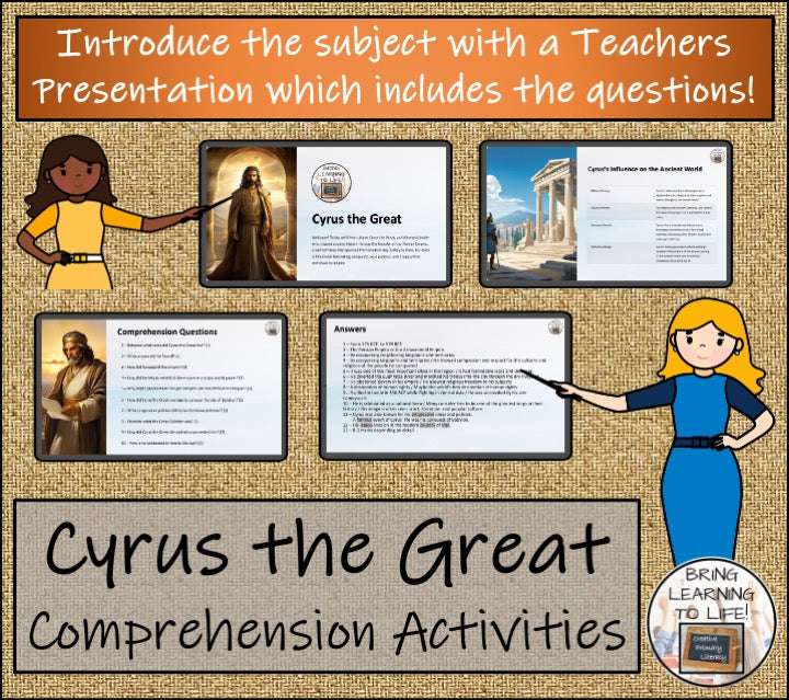 Cyrus the Great Close Reading Activities | 5th Grade & 6th Grade