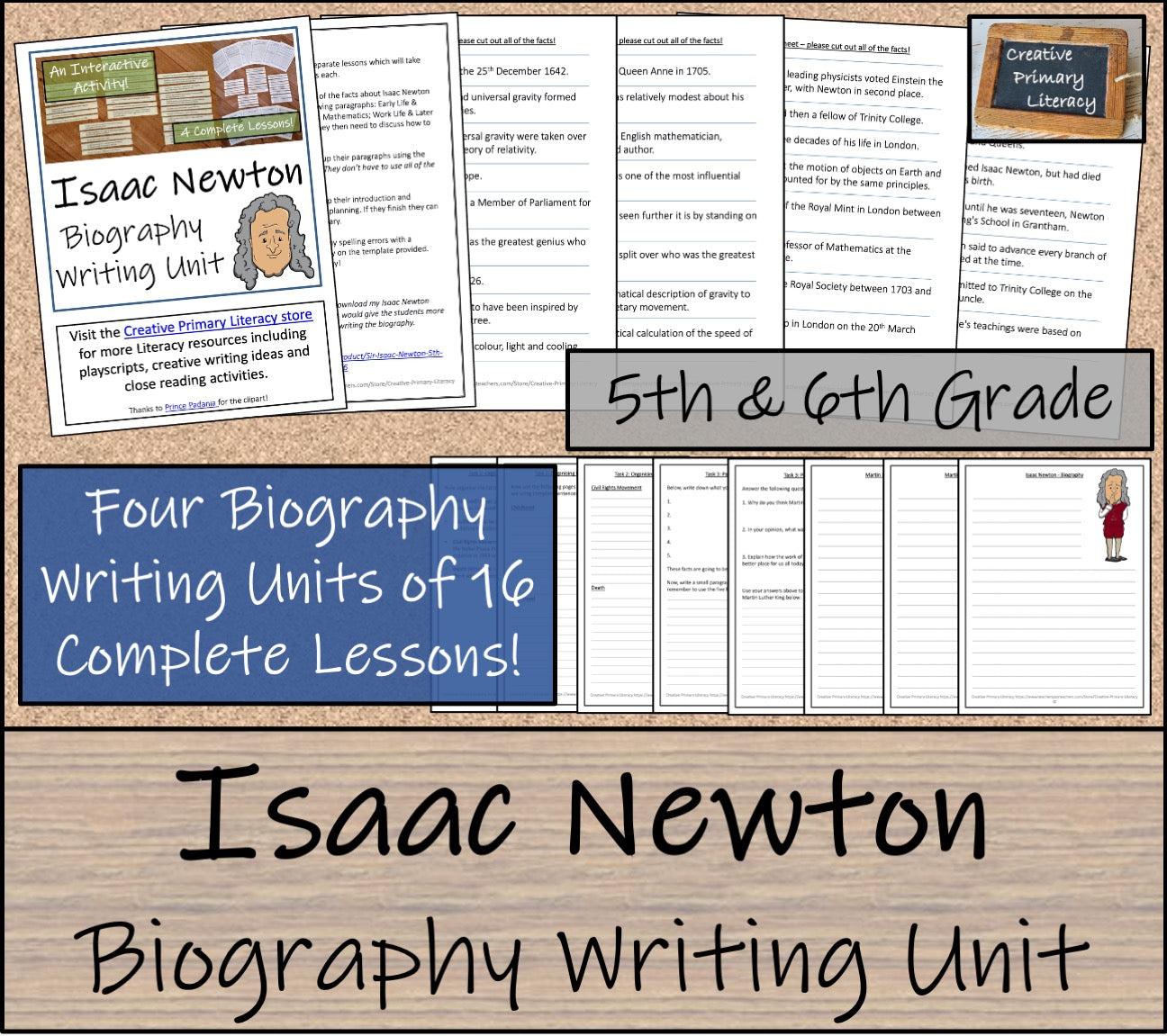 Emergency Sub Plans | Famous Scientists Bundle | 5th Grade & 6th Grade