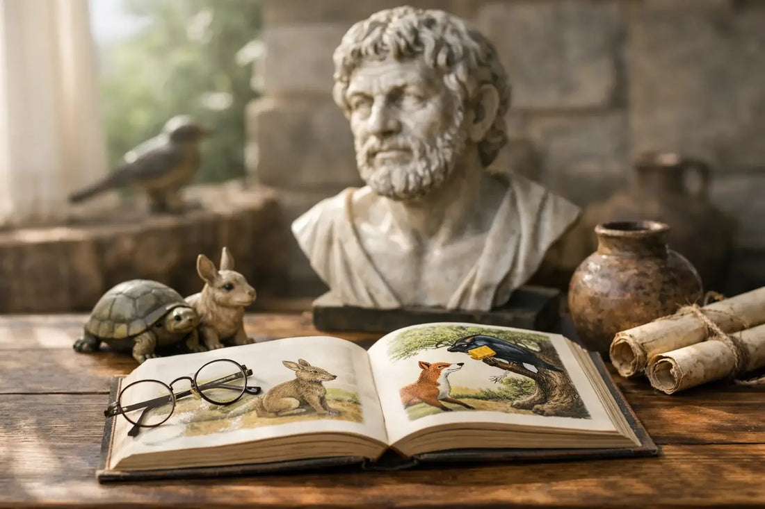 Ancient History Key Figures - Aesop for Grades 3-6