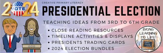 2024 Presidential Election Resources for 3rd to 6th Grade