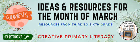 Ideas & Resources for March | 3rd to 6th Grade