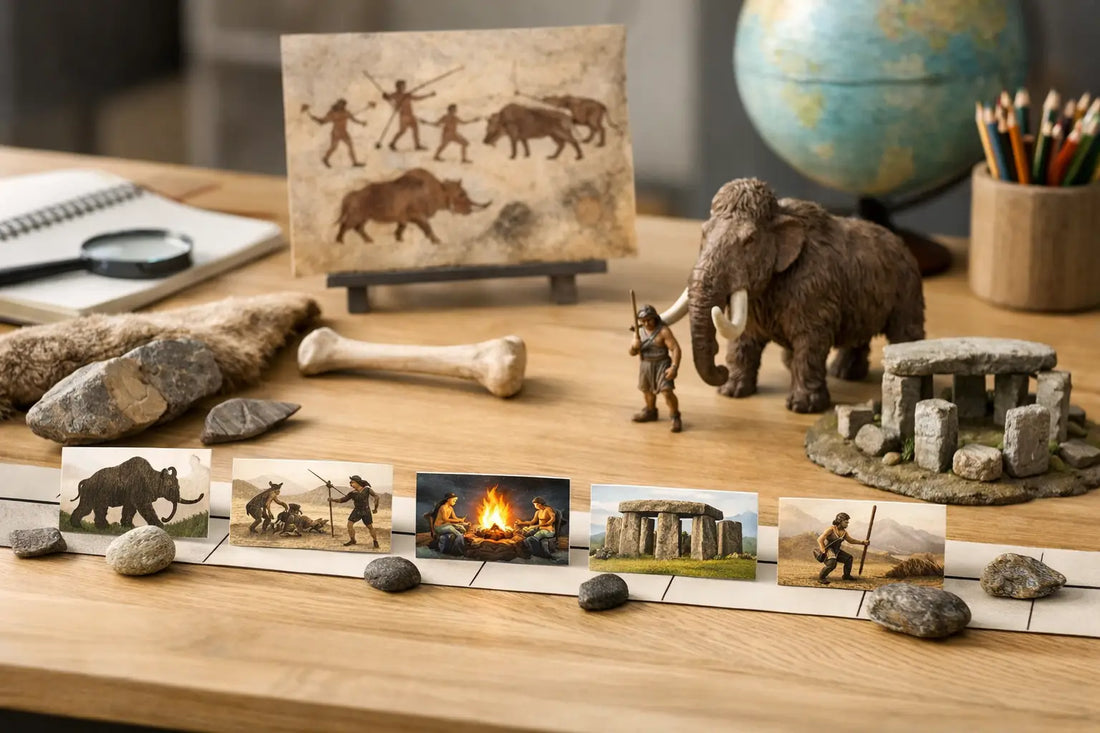 Timeline the Stone Age With Sixth Grade