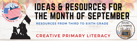 Ideas & Resources for September | 3rd to 6th Grade