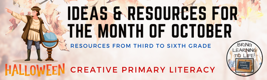 Ideas & Resources for October | 3rd Grade to 6th Grade