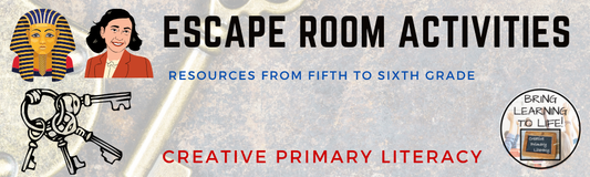 Escape Room Activities for 5th Grade & 6th Grade