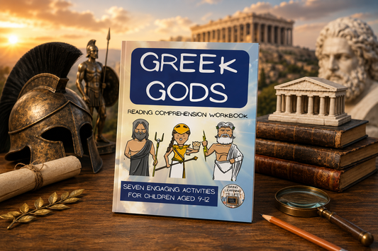 Greek Gods Reading Comprehension Workbook