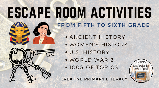 Escape Room Activities for 5th Grade & 6th Grade