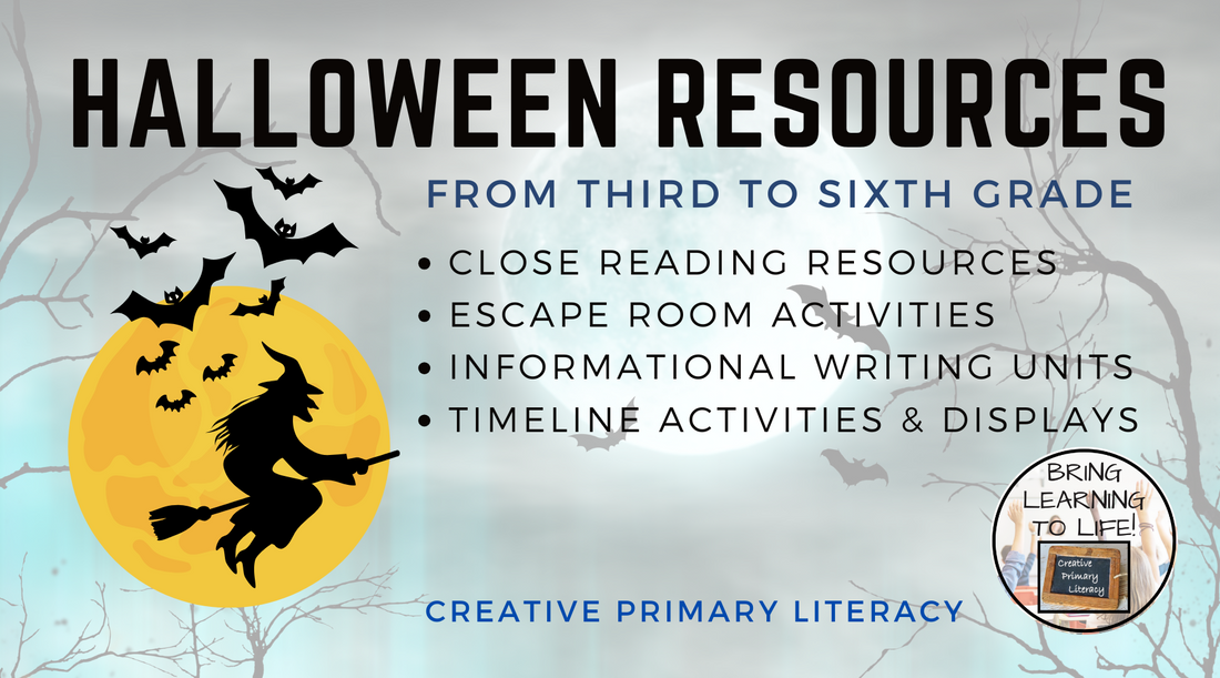 Halloween Resources from 3rd to 6th Grade