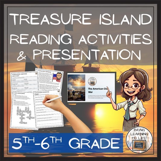 Treasure Island Fiction Reading Comprehension | 5th Grade & 6th Grade