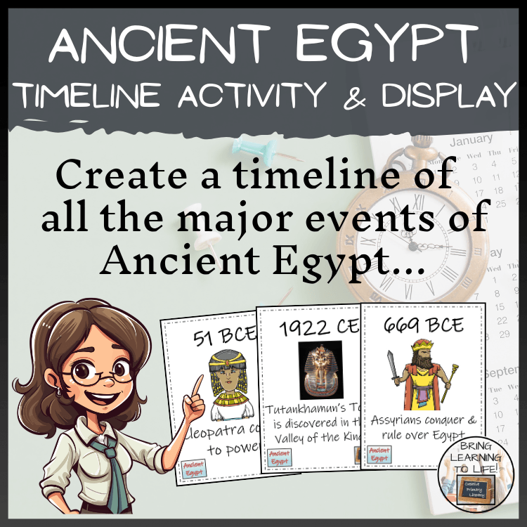 Ancient Egypt Timeline Activity & Classroom Display