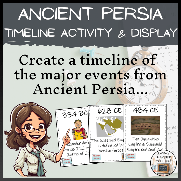 Ancient Persia Timeline Activity & Classroom Display