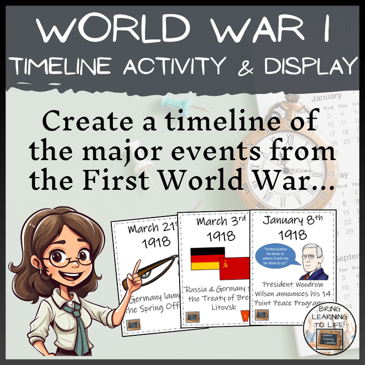 World War I Timeline Activity & Classroom Display