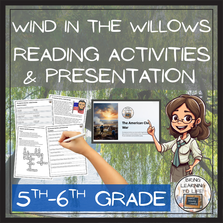 The Wind in the Willows Fiction Reading Comprehension | 5th Grade & 6th Grade