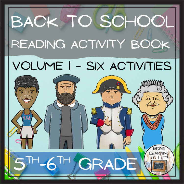 Back to School Comprehension Catch Up Close Reading Book | 5th Grade & 6th Grade