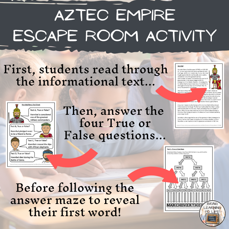 Aztec Empire Escape Room | Social Studies & History Activity