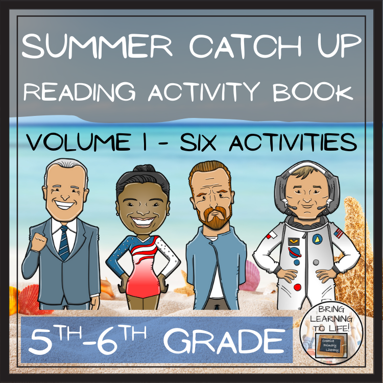 Summer Comprehension Catch Up | Close Reading Book | 5th Grade & 6th Grade