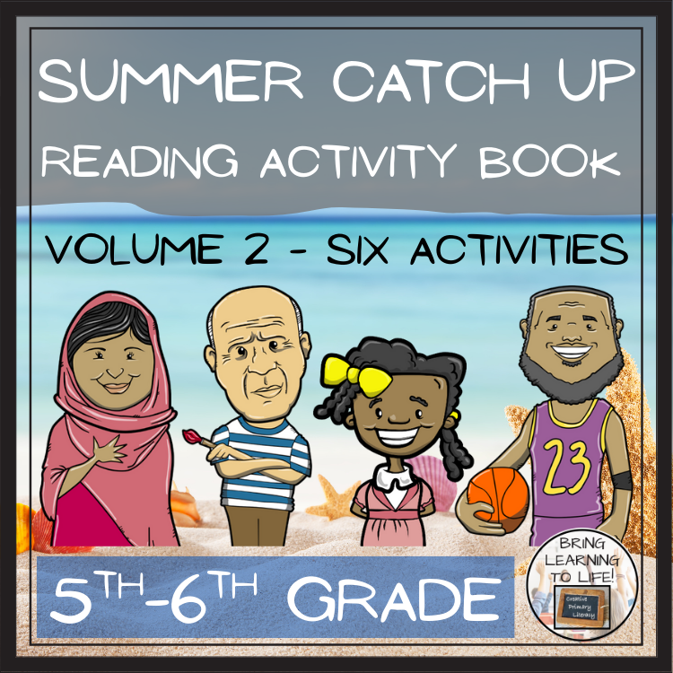 Summer Comprehension Catch Up 2 | Close Reading Book | 5th Grade & 6th Grade