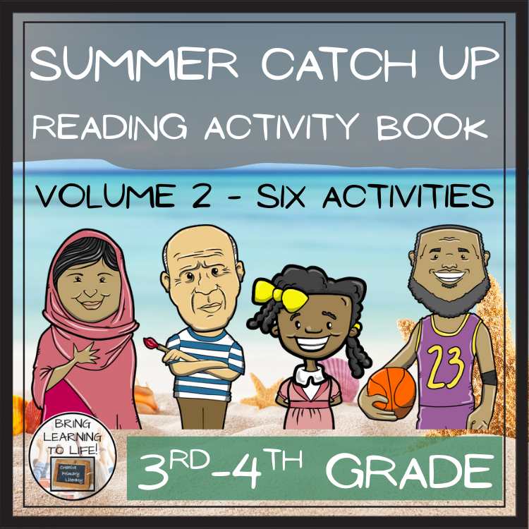 Summer Comprehension Catch Up 2 | Close Reading Book | 3rd Grade & 4th Grade