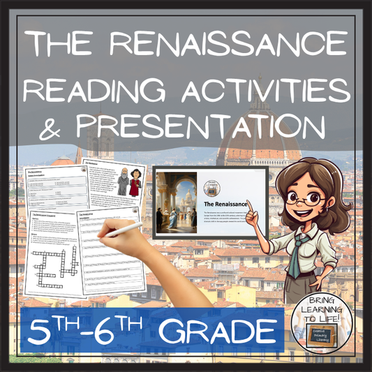The Renaissance Close Reading Comprehension Activity | 5th Grade & 6th Grade