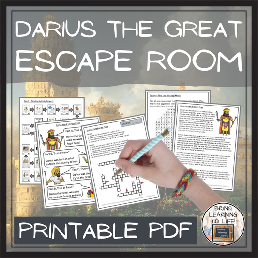 Darius the Great Escape Room | Social Studies & Ancient History Activity
