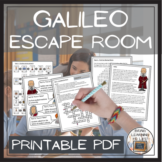 Galileo Escape Room | Social Studies & History Activity