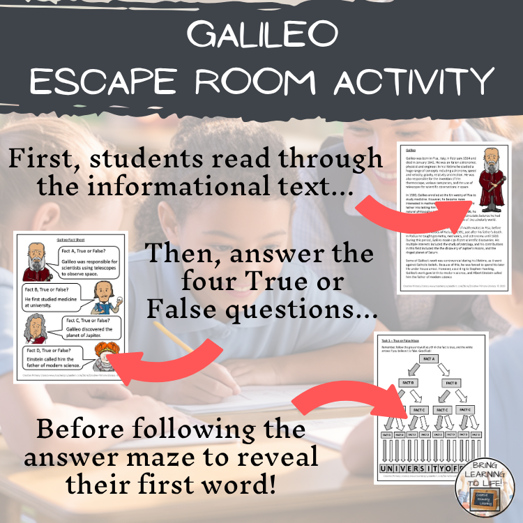 Galileo Escape Room | Social Studies & History Activity