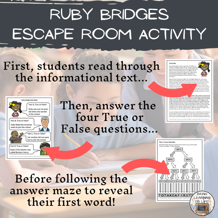 Ruby Bridges Escape Room | Social Studies & History Activity