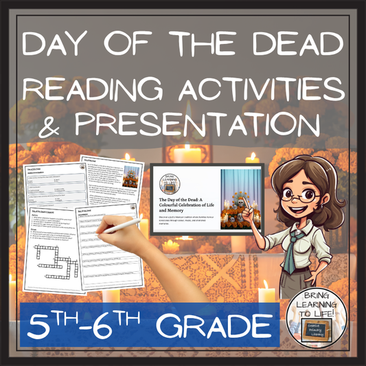 Day of the Dead Close Reading Passage & Comprehension Activities | 5th–6th Grade