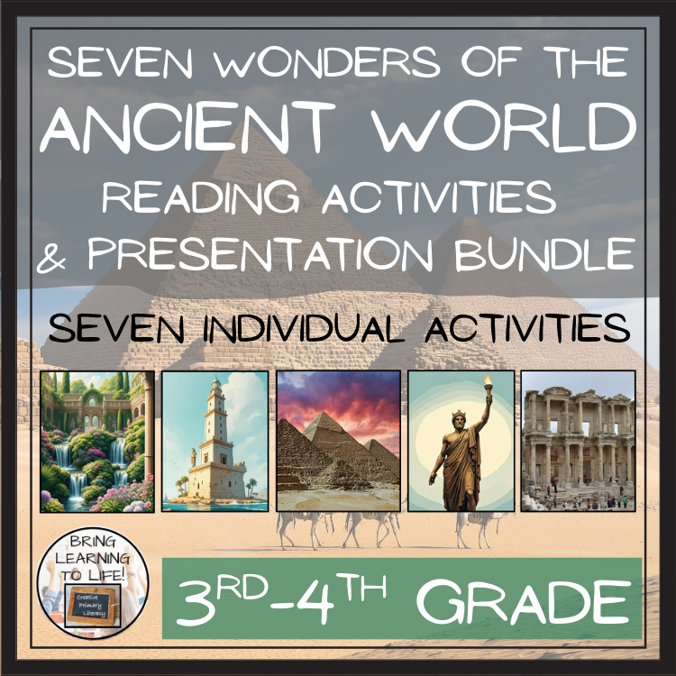 Seven Wonders of the Ancient World Close Reading Bundle | 3rd Grade & 4th Grade