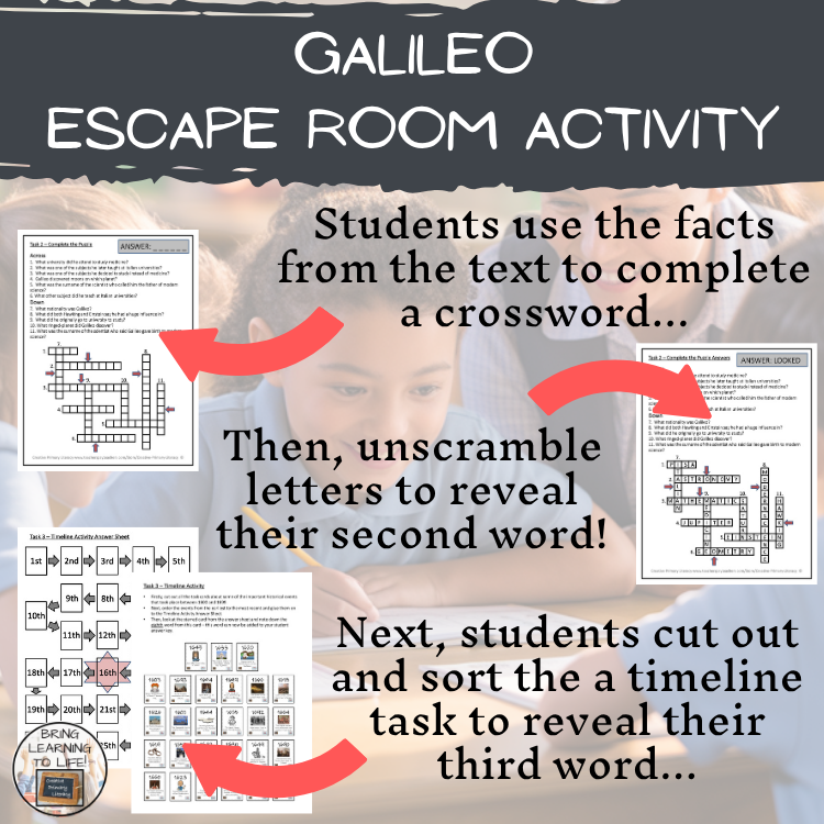 Galileo Escape Room | Social Studies & History Activity