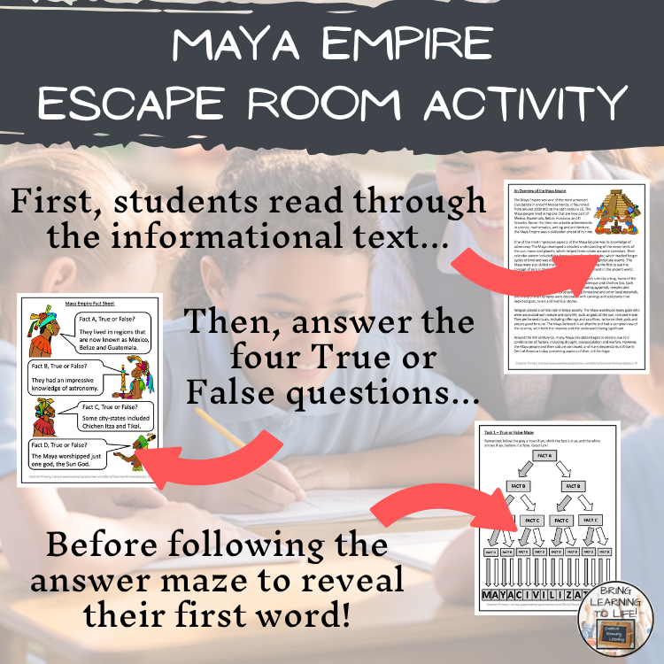 Maya Empire Escape Room | Social Studies & History Activity