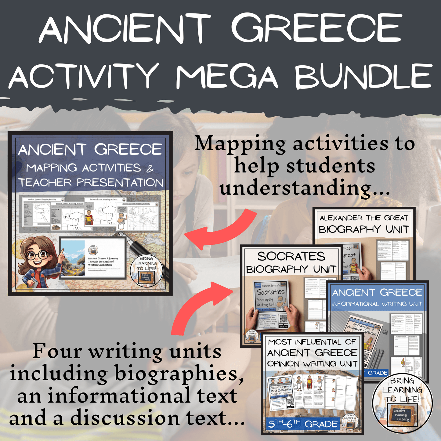 Ancient Greece Mega Bundle of Activities | 5th Grade & 6th Grade