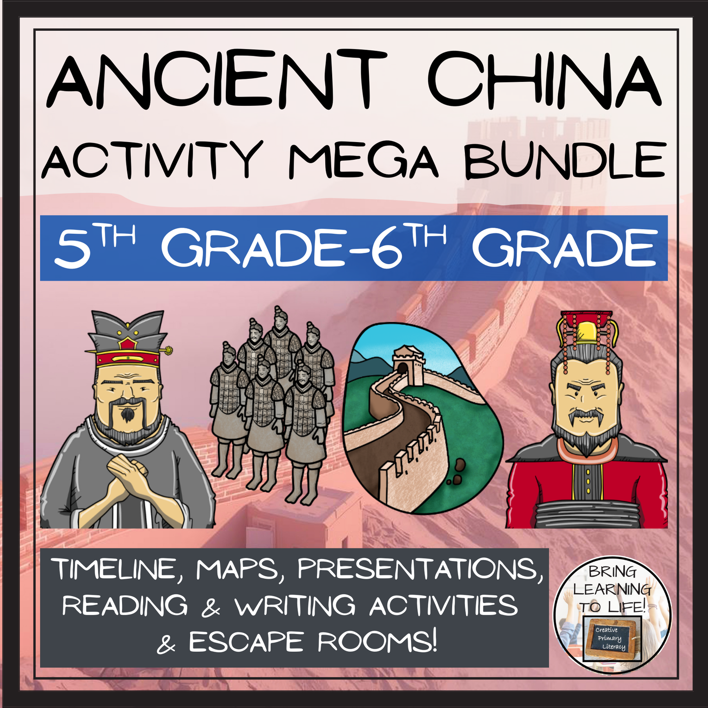 Ancient China Mega Bundle of Activities | 5th Grade & 6th Grade