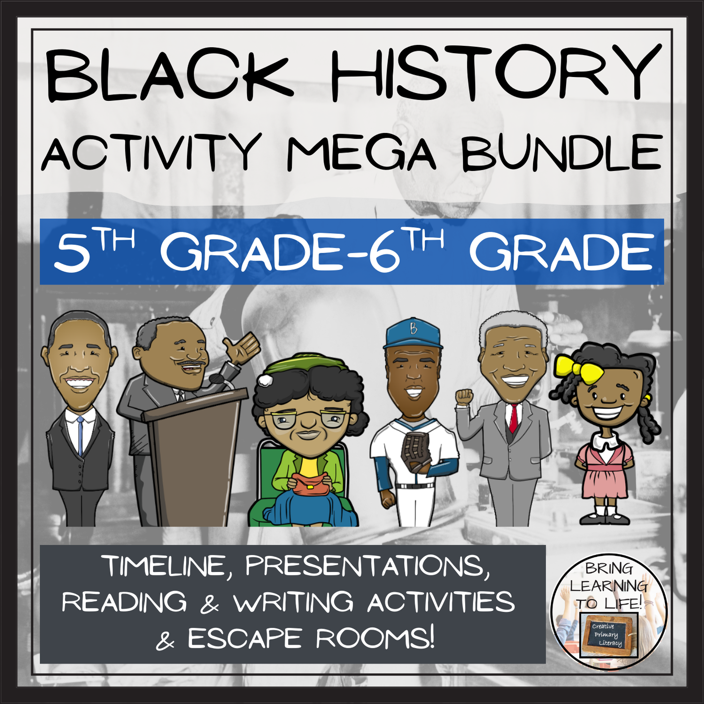 Black History Month Social Studies Mega Bundle | 5th-6th Grade