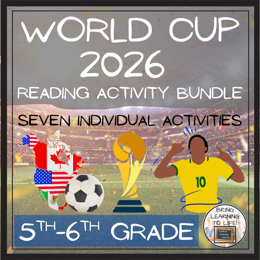 World Cup 2026 Close Reading Comprehension Bundle | 5th-6th Grade