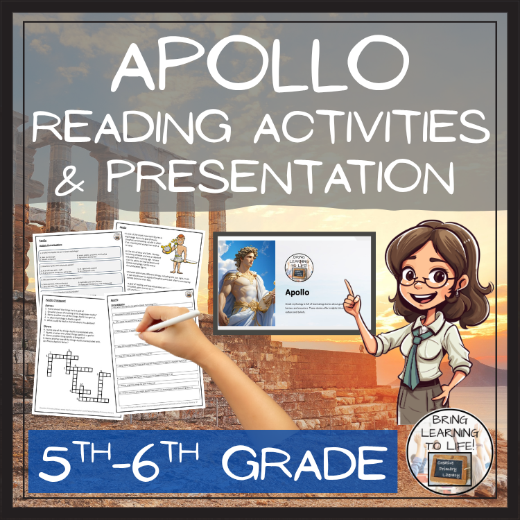 Apollo Close Reading Comprehension Activities | 5th Grade & 6th Grade