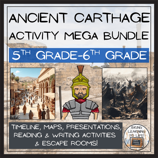 Carthaginian Empire Mega Bundle of Activities | 5th Grade & 6th Grade
