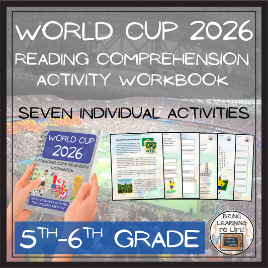 World Cup 2026 Reading Comprehension Workbook | 5th-6th Grade