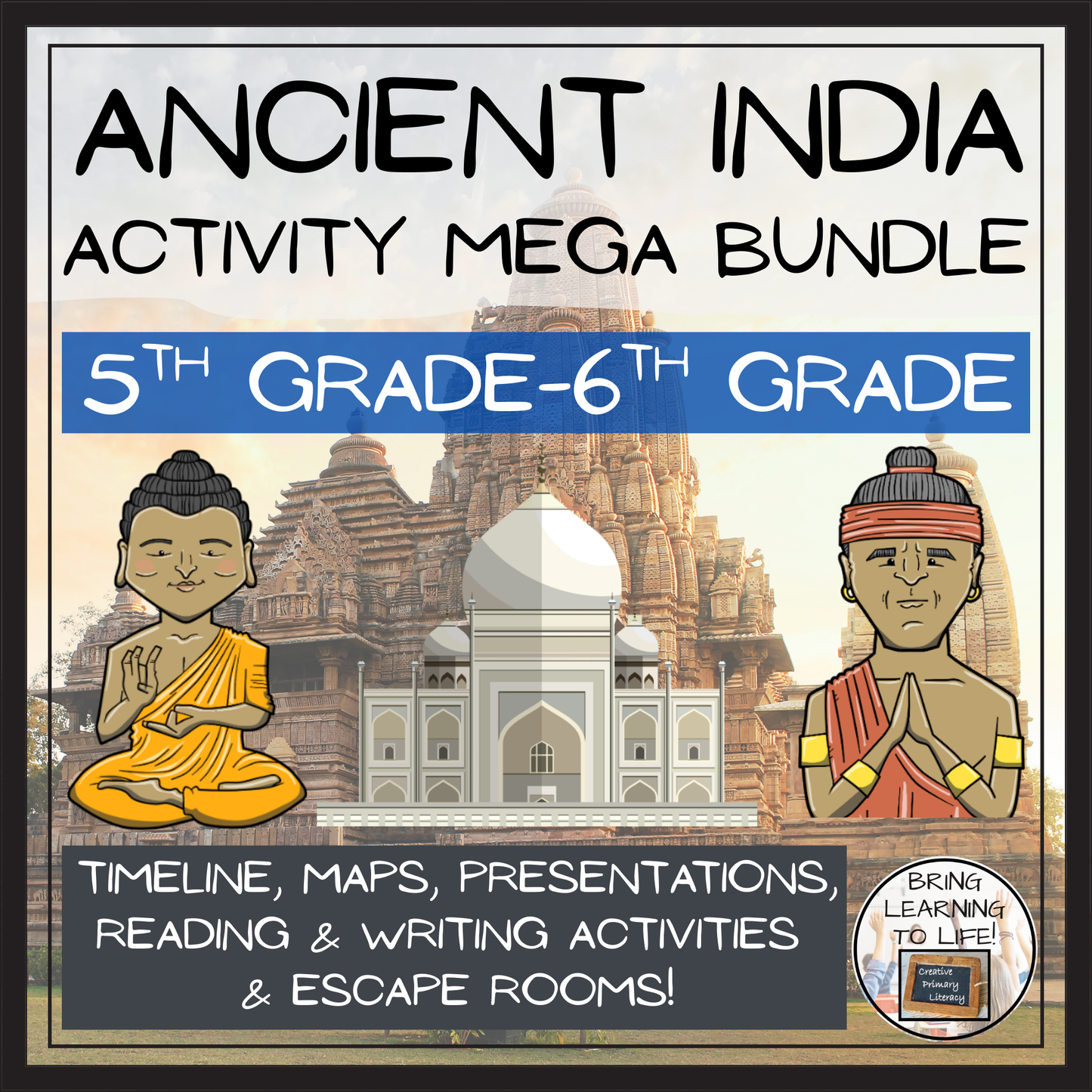 Ancient India Mega Bundle of Activities | 5th Grade & 6th Grade