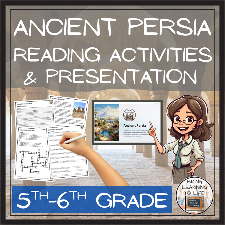 Ancient Persia Overview Close Reading Activities | 5th Grade & 6th Grade