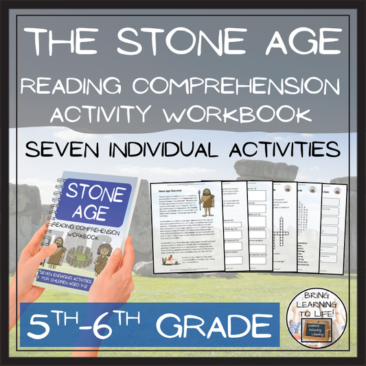 The Stone Age Reading Comprehension Workbook | 5th-6th Grade
